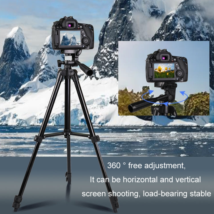 Portable Aluminum DSLR Camera Live Tripod Photography Retractable Landing Bracket, Specification: 102cm Tripod+Clip+Bag+Controller+Adaptor - Tripods by PMC TechLife | Online Shopping South Africa | PMC TechLife | Buy Now Pay Later Mobicred