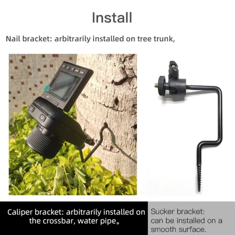 4K Time-Lapse Camera Microlight Full Color Night Vision Security Recording Construction Site Time-Lapse Camera(Black) - Video Cameras by PMC TechLife | Online Shopping South Africa | PMC TechLife | Buy Now Pay Later Mobicred