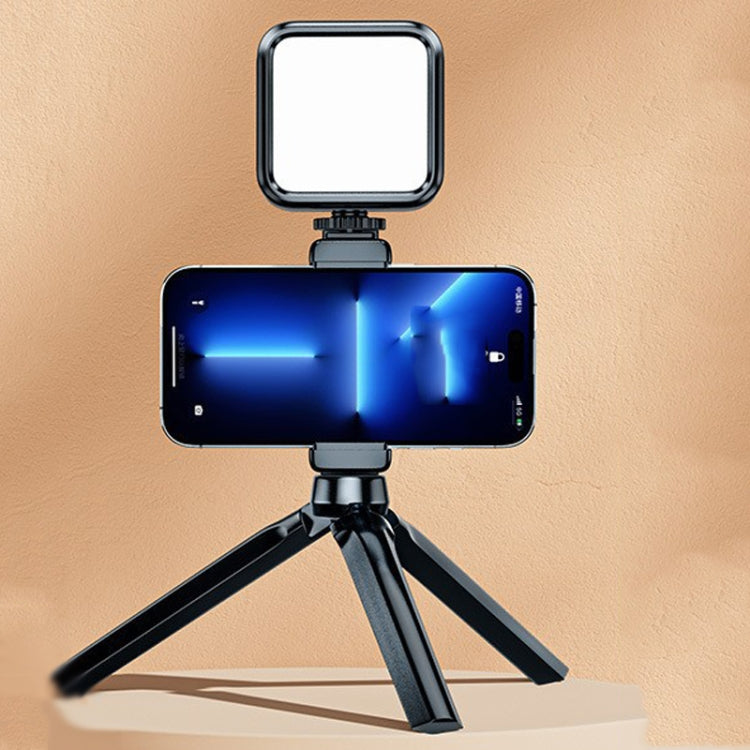 Portable Phone Desktop Live Fill Light Mini Pocket Light Shooting Camera Fill Lamp, Style: RGB Full Color With Tripod+Hot Boots+Clip - free shipping - PMC TechLife - Order now!