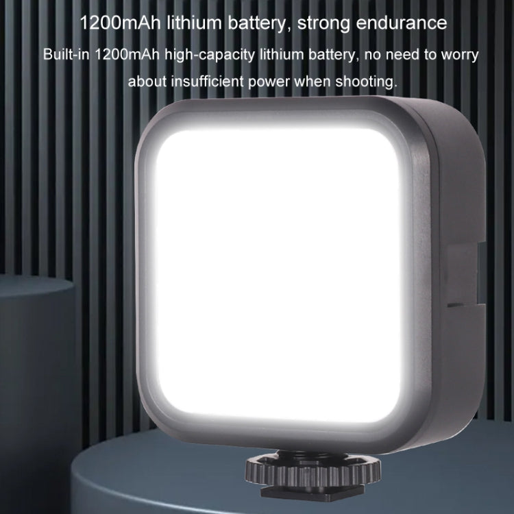 Portable Phone Desktop Live Fill Light Mini Pocket Light Shooting Camera Fill Lamp, Style: RGB Full Color With Tripod+Hot Boots+Clip - free shipping - PMC TechLife - Order now!