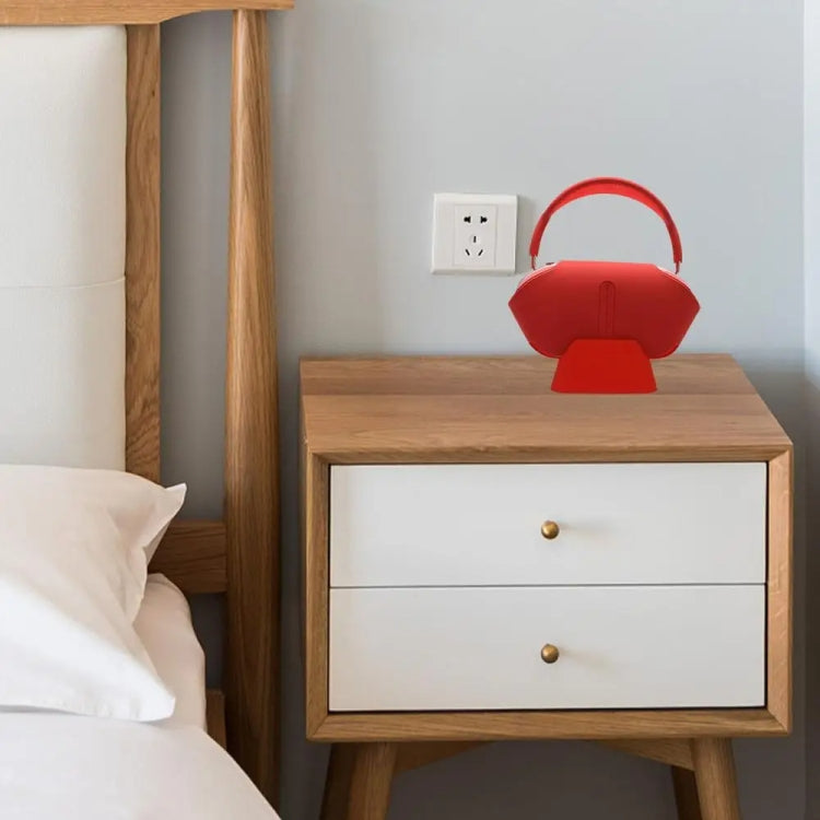 For AirPods Max Wireless Headphone Silicone Charger Dock Stand Base(Red) - Other Accessories by PMC TechLife | Online Shopping South Africa | PMC TechLife