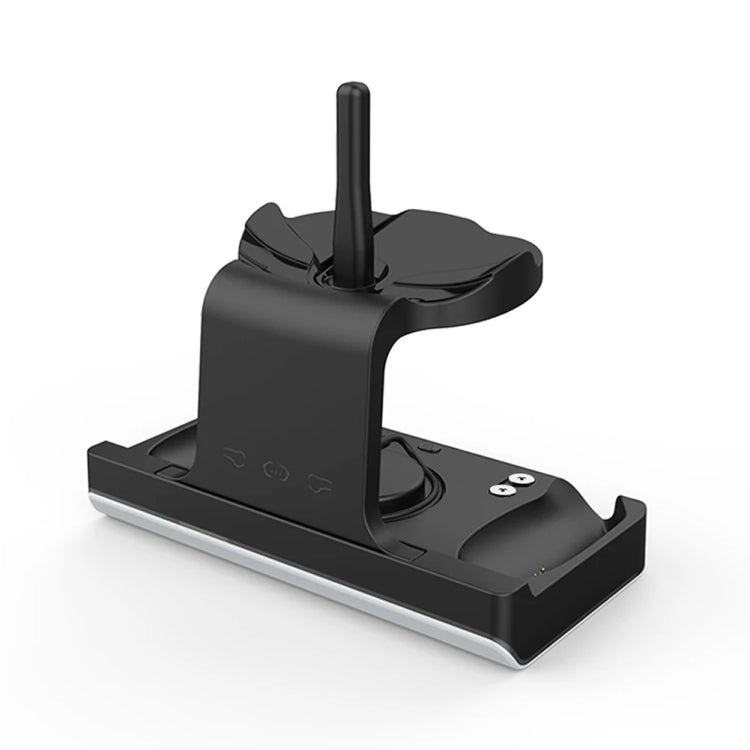 For Meta Quest 3 Headset Charging Base with Dazzle Lights VR Grip Charging Stand(White) - VR Accessories by PMC TechLife | Online Shopping South Africa | PMC TechLife | Buy Now Pay Later Mobicred