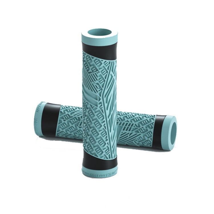 ENLEE E-235151 1pair Silicone Bicycle Covers Mountain Bike Cycling Grips With Handlebar Blocking(Light Green) - Bicycle Grips by ENLEE | Online Shopping South Africa | PMc TechLife | Buy Now Pay Later Mobicred