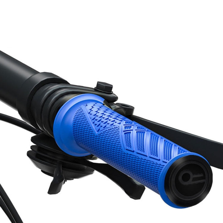 ENLEE 1pair Silicone Bicycle Covers Lockable Cycling Grips With Handlebar Blocking(Green) - Bicycle Grips by ENLEE | Online Shopping South Africa | PMc TechLife | Buy Now Pay Later Mobicred