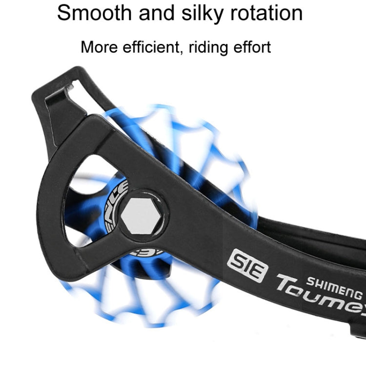 ENLEE Mountain Bicycle Rear Derailleur Guide Wheel Ceramic Bearing Tension Pulley, Size: 13T(Red) - Guide wheels by ENLEE | Online Shopping South Africa | PMc TechLife | Buy Now Pay Later Mobicred