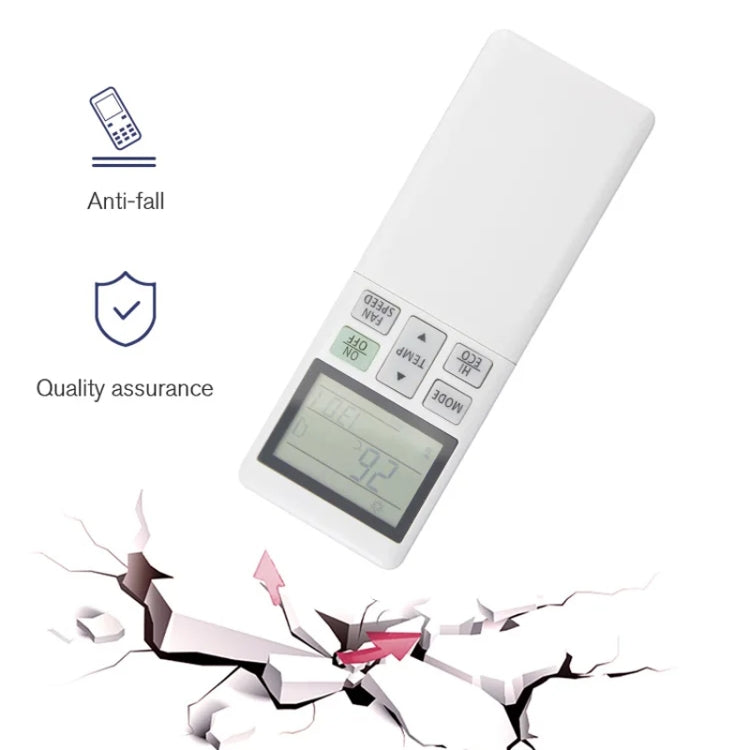 For Mitsubishi RLA502A700S Air Conditioner Remote Control Replacement Parts(Cream White) - Air-Conditioner by PMc TechLife | Online Shopping South Africa | PMc TechLife | Buy Now Pay Later Mobicred