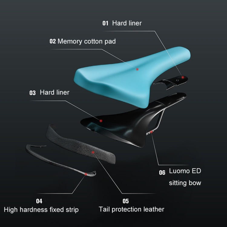 ENLEE ZD-B834 Bicycle Cushion Saddle Mountain Bike Shock Absorbing Seat, Style: Flash - Bicycle Saddle by ENLEE | Online Shopping South Africa | PMc TechLife | Buy Now Pay Later Mobicred