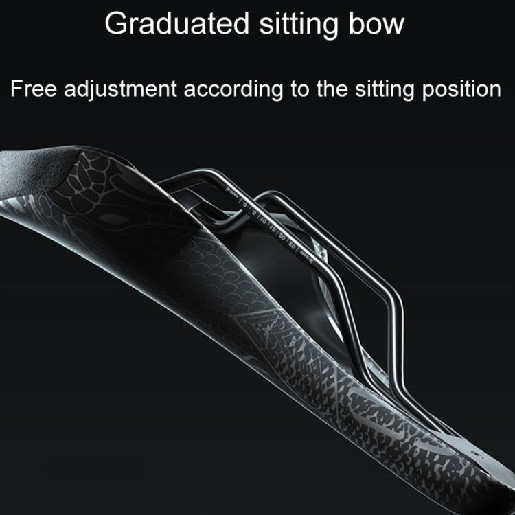 ENLEE ZD-B834 Bicycle Cushion Saddle Mountain Bike Shock Absorbing Seat, Style: Snake Head - free shipping - PMc TechLife - Order now!