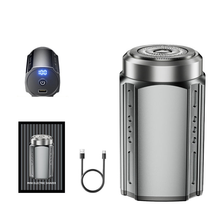 Smart Digital Display Electric Shaver Rechargeable Pocket Razor, Spec: Suspension Knife Net Guncolor - Electric Shavers by PMC TechLife | Online Shopping South Africa | PMC TechLife | Buy Now Pay Later Mobicred
