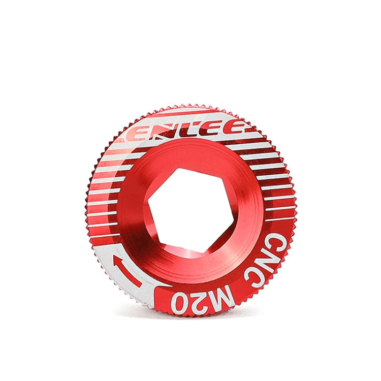 ENLEE M20 Aluminum Crank Cover For Bicycle Discs For IXF Crank Accessories(Red) - Others by ENLEE | Online Shopping South Africa | PMC TechLife | Buy Now Pay Later Mobicred