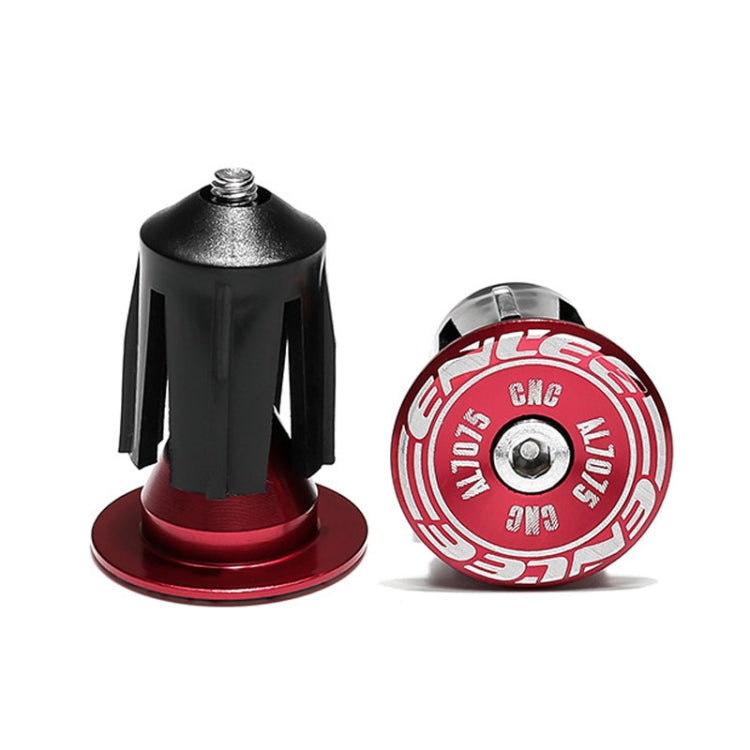 ENLEE BD40 1pair Mountain Bike Aluminum Expandable Handlebar Plugs Bicycle Grip Blocker Accessories(Red) - free shipping - PMc TechLife - Order now!