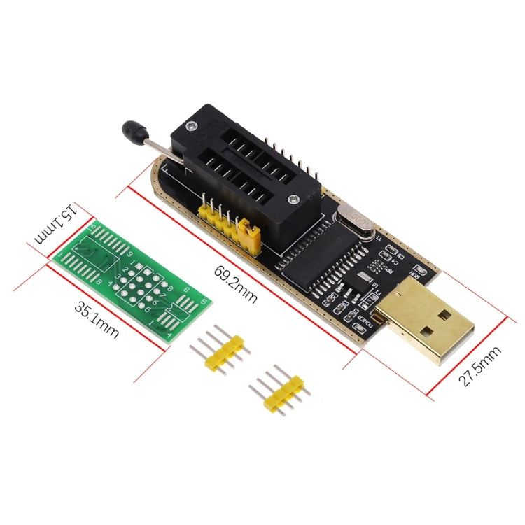 Test Clip With 2 Board+CH341A Programmer Module USB Motherboard Routing Liquid Crystals Disassembly Free SOP8 Test Tool - MCU Tools by PMC TechLife | Online Shopping South Africa | PMC TechLife