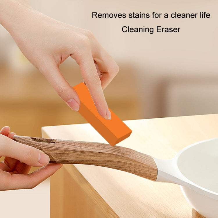 Stainless Steel Cleaning Eraser Household Kitchen Descale Water Rust Removal Stain Removal Cleaning Eraser(Orange) - Cleaning Tools by PMC TechLife | Online Shopping South Africa | PMC TechLife