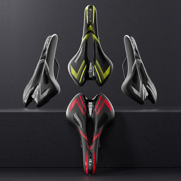 ENLEE E-ZD310 Bicycle Shockproof Cushion Outdoor Cycling Mountain Bike Saddle(White) - Bicycle Saddle by ENLEE | Online Shopping South Africa | PMc TechLife | Buy Now Pay Later Mobicred