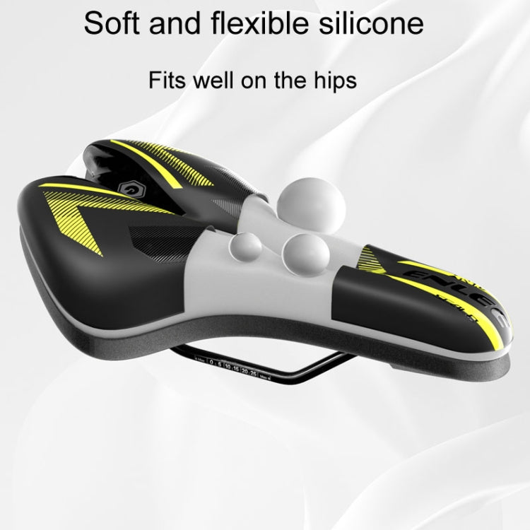 ENLEE E-ZD310 Bicycle Shockproof Cushion Outdoor Cycling Mountain Bike Saddle(White) - Bicycle Saddle by ENLEE | Online Shopping South Africa | PMc TechLife | Buy Now Pay Later Mobicred