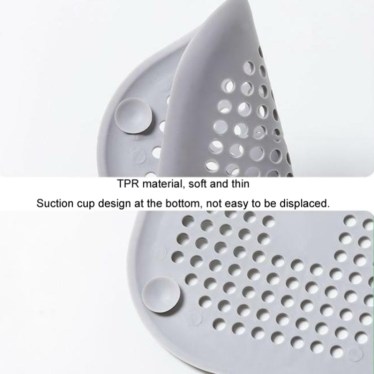 Floor Drain Pad With Suction Pad Kitchen Bathroom Anti Clogging Hair Strainer Sewer Floor Drain Plugs(Grey) - Filters by PMC TechLife | Online Shopping South Africa | PMC TechLife