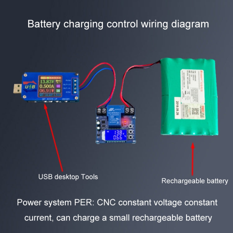Battery Overshoot & Over-Discharge Protection Automatic Shutdown Switch Module - Other Accessories by PMC TechLife | Online Shopping South Africa | PMC TechLife | Buy Now Pay Later Mobicred