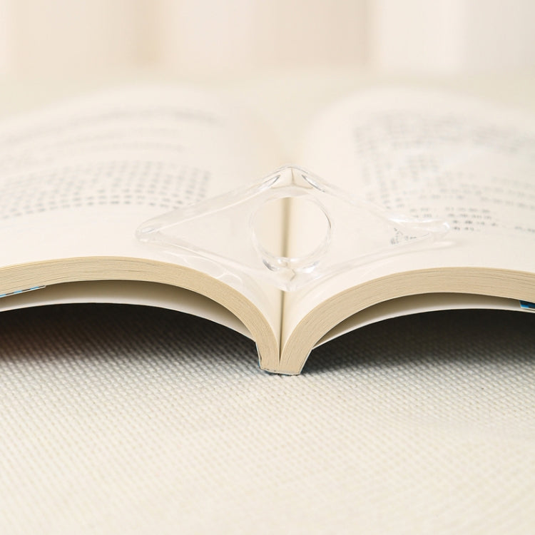 Thumb Bookmark Acrylic Book Holder Support Reading Aids For Students(Transparent) - Bookmark by PMC TechLife | Online Shopping South Africa | PMC TechLife | Buy Now Pay Later Mobicred