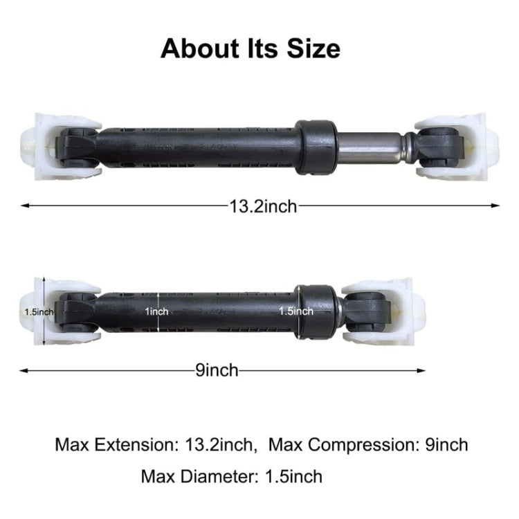 For Whirlpool XQG90-ZS20903W Drum Washing Machine 4pcs /Set Shock Absorber WFC1066CS / CW - free shipping - PMC TechLife - Order now!