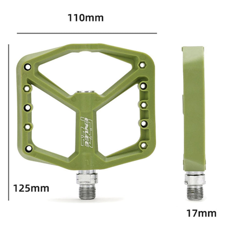 ENLEE F228 1pair Bicycle Nylon Pedals Mountain Bike Widened Riding Footrests(Orange) - free shipping - PMc TechLife - Order now!