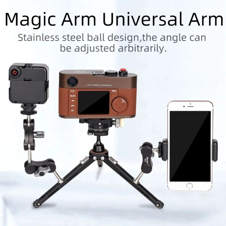 XILETU  TM Series Magic Arm With Dual Ballhead Camera Video Monitor Mount Adapter TM-4 - Camera Gimbal by PMC TechLife | Online Shopping South Africa | PMC TechLife | Buy Now Pay Later Mobicred