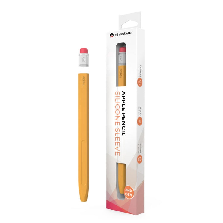 For Apple Pencil 2 AhaStyle PT180-2 Retro Stylus Protective Case Drop Proof Capacitive Pen Cover(Purple) - free shipping - PMC Jewellery - Order now!