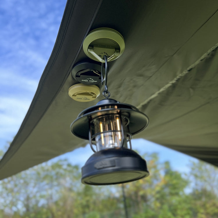 COOL CAMP CF-A208 Outdoor Open Camp Magnetic Hook Tent Skywalf Capital Camping Fixed Car Camp Light Hanging(Black) - free shipping - PMC TechLife - Order now!