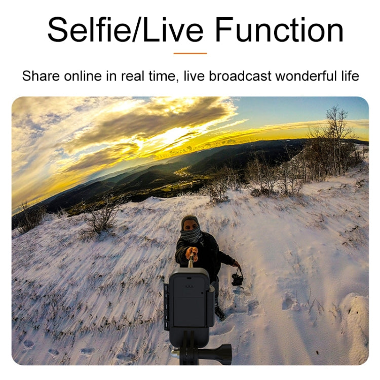 4K/30FPS 5G/2.4G HD Night Video Outdoor Waterproof Riding Record Thumb Camera, Spec: Standard Black - Video Cameras by PMC TechLife | Online Shopping South Africa | PMC TechLife | Buy Now Pay Later Mobicred