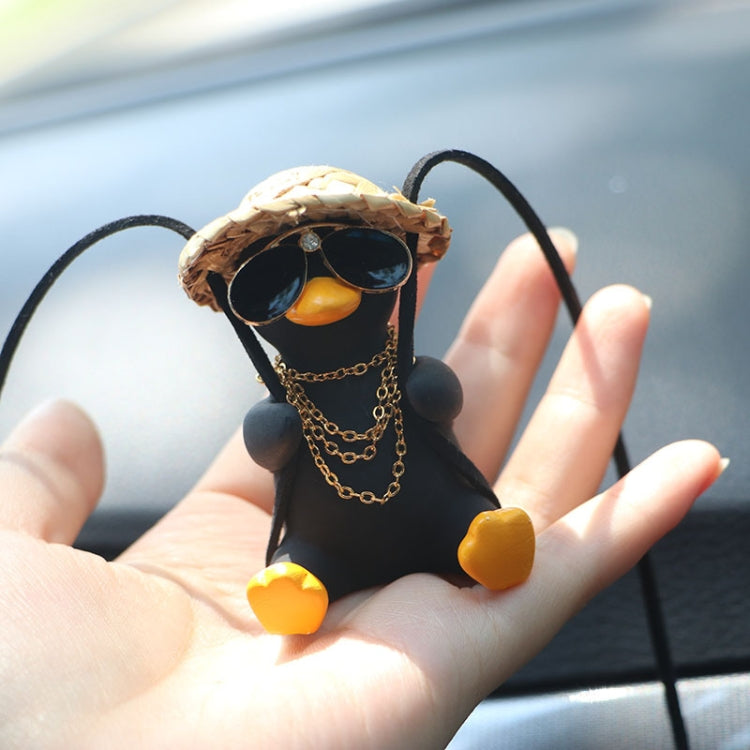 Swing Tycoon Duck Car Decoration Pendant(Black) - free shipping - PMC TechLife - Order now!