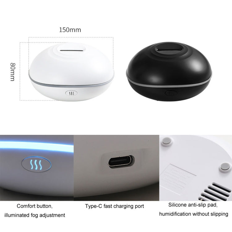 SD13 200ML Car USB Flame Aromatherapy Diffuser Home LED Night Light Silent Mist Humidifier(Black) - free shipping - PMC TechLife - Order now!