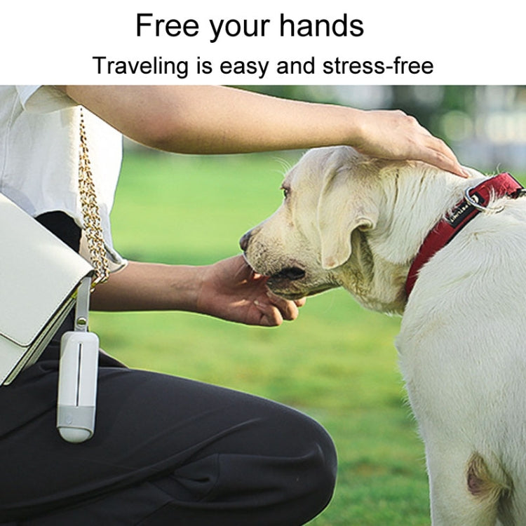 Portable Dog Poop Picker Pet Waste Bag Dispenser With LED Light(Pink) - Litter & Housebreaking by PMC TechLife | Online Shopping South Africa | PMC TechLife | Buy Now Pay Later Mobicred