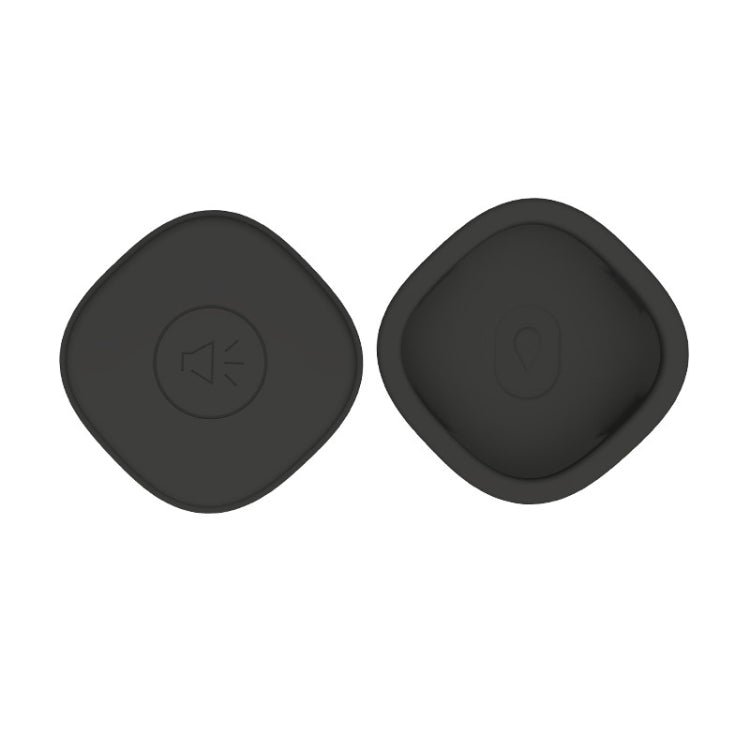 For Samsung Galaxy SmartTag Positioning Tracker Life Waterproof Silicone Protective Case(Black) - SmartTag Accessories by PMC TechLife | Online Shopping South Africa | PMC TechLife