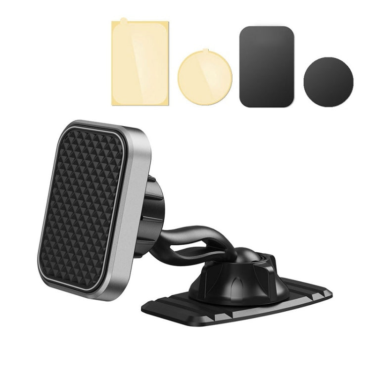 Double-headed 360 Degree Car Magnetic Mobile Phone Navigation Holder(Gray) - Car Holders by PMC TechLife | Online Shopping South Africa | PMC TechLife | Buy Now Pay Later Mobicred