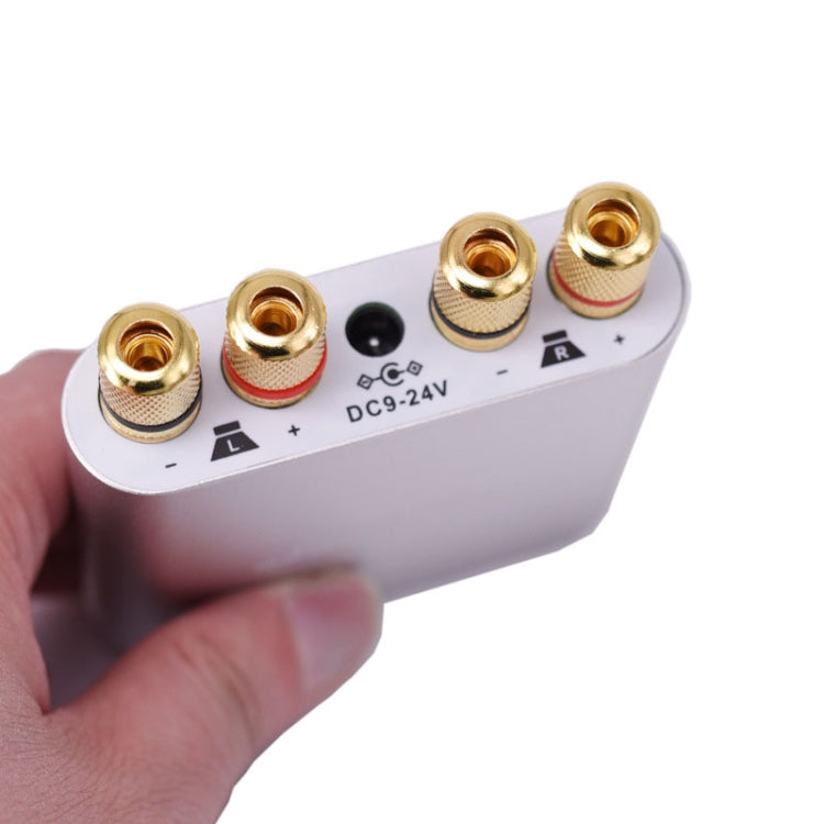100W+100W Bluetooth Audio Digital Amplifier Board Module AUX USB External Sound Card(Silver) - free shipping - PMC TechLife - Order now!