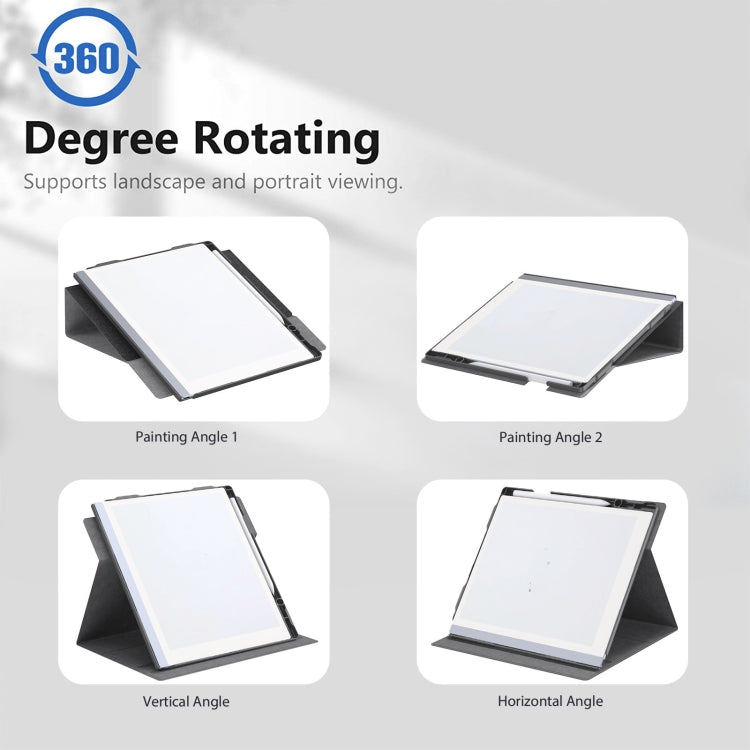 For ReMarkable 2 10.3 Inch 2020 Paper Tablet Case Multi-Viewing Adjustable Folding Book Folio Cover(Grey) - Others by PMC TechLife | Online Shopping South Africa | PMC TechLife | Buy Now Pay Later Mobicred