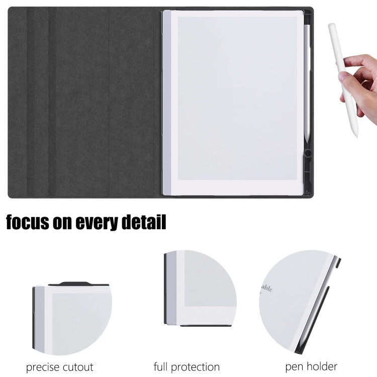 For ReMarkable 2 10.3 Inch 2020 Paper Tablet Case Multi-Viewing Adjustable Folding Book Folio Cover(Grey) - Others by PMC TechLife | Online Shopping South Africa | PMC TechLife | Buy Now Pay Later Mobicred