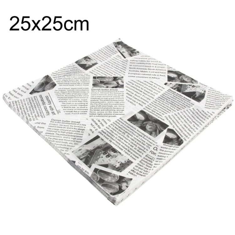 500sheets /Pack Deli Greaseproof Paper Baking Wrapping Paper Food Basket Liners Paper  25 x 25cm White - Retail Packaging by PMc TechLife | Online Shopping South Africa | PMc TechLife | Buy Now Pay Later Mobicred
