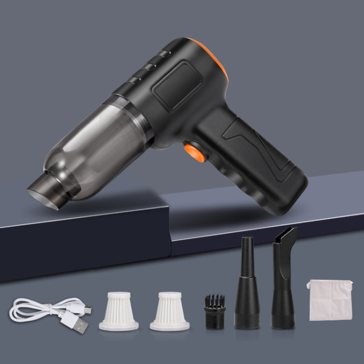 Car Vacuum Cleaner Large Suction Power Wireless Pump Inflatable Blower Handheld Small Vacuum Cleaner, Style: Brushless 260W+2 Filters+Storage Bag (Black) - Vacuum Cleaner by PMC TechLife | Online Shopping South Africa | PMC TechLife | Buy Now Pay Later Mobicred