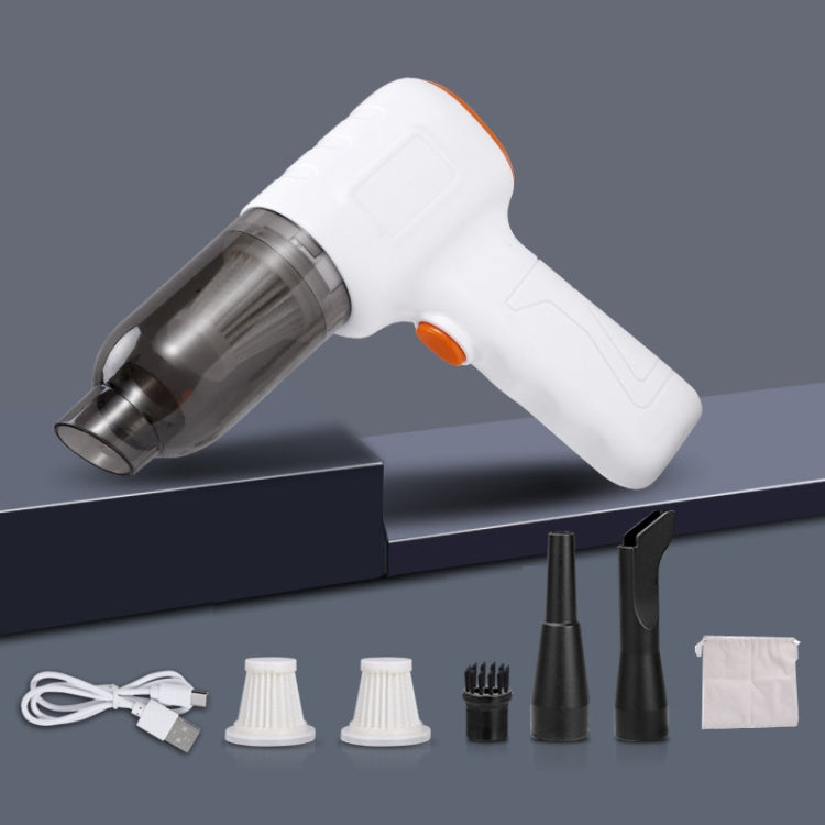 Car Vacuum Cleaner Large Suction Power Wireless Pump Inflatable Blower Handheld Small Vacuum Cleaner, Style: Brushless 260W+2 Filters+Storage Bag (White) - Vacuum Cleaner by PMC TechLife | Online Shopping South Africa | PMC TechLife | Buy Now Pay Later Mobicred