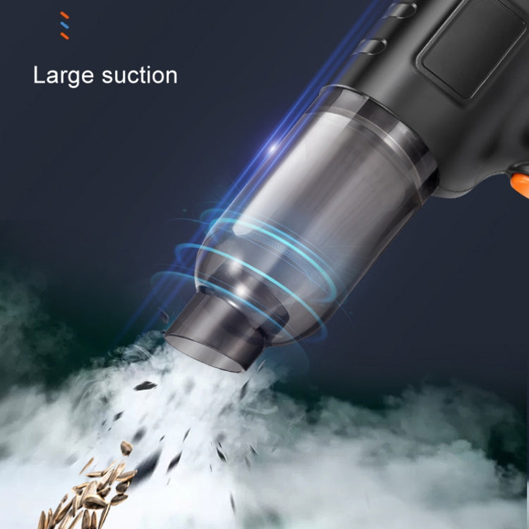 Car Vacuum Cleaner Large Suction Power Wireless Pump Inflatable Blower Handheld Small Vacuum Cleaner, Style: Brushless 260W+2 Filters+Storage Bag (Black) - Vacuum Cleaner by PMC TechLife | Online Shopping South Africa | PMC TechLife | Buy Now Pay Later Mobicred