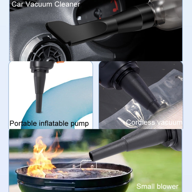 Car Vacuum Cleaner Large Suction Power Wireless Pump Inflatable Blower Handheld Small Vacuum Cleaner, Style: Brushless 260W+2 Filters+Storage Bag (Black) - Vacuum Cleaner by PMC TechLife | Online Shopping South Africa | PMC TechLife | Buy Now Pay Later Mobicred