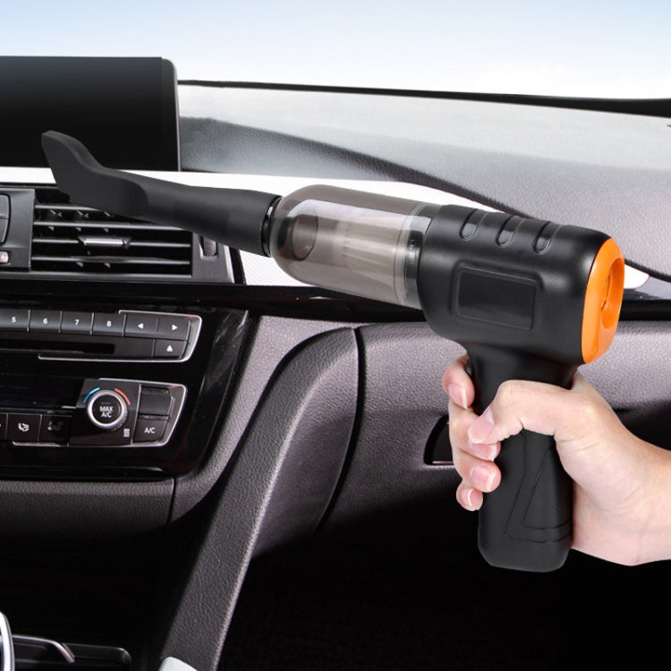 Car Vacuum Cleaner Large Suction Power Wireless Pump Inflatable Blower Handheld Small Vacuum Cleaner, Style: Brushless 260W+4 Filters+Air Bag (White) - Vacuum Cleaner by PMC TechLife | Online Shopping South Africa | PMC TechLife | Buy Now Pay Later Mobicred