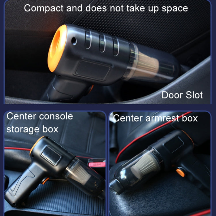Car Vacuum Cleaner Large Suction Power Wireless Pump Inflatable Blower Handheld Small Vacuum Cleaner, Style: Brushless 260W+2 Filters+Storage Bag (White) - Vacuum Cleaner by PMC TechLife | Online Shopping South Africa | PMC TechLife | Buy Now Pay Later Mobicred