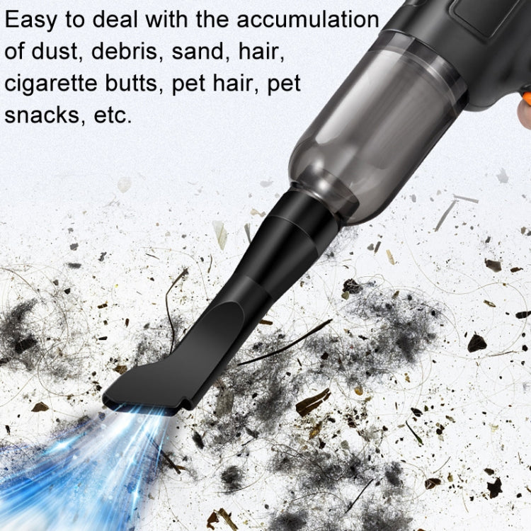 Car Vacuum Cleaner Large Suction Power Wireless Pump Inflatable Blower Handheld Small Vacuum Cleaner, Style: Brushless 260W+2 Filters+Storage Bag (Black) - Vacuum Cleaner by PMC TechLife | Online Shopping South Africa | PMC TechLife | Buy Now Pay Later Mobicred