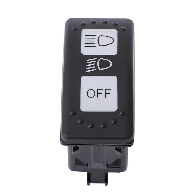12V Car Modified Far Near Light Self-Locking Waterproof Switch(Black) - Car Switches by PMC TechLife | Online Shopping South Africa | PMC TechLife | Buy Now Pay Later Mobicred