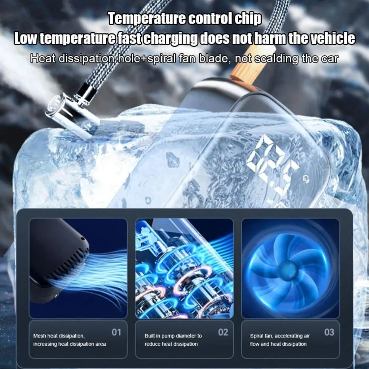 Car Portable Electric Tire Inflator Pump, Model: Wired - free shipping - PMC TechLife - Order now!