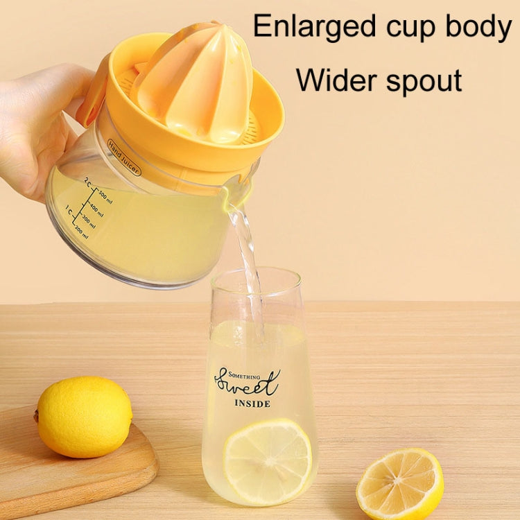 Household Manual Juicer Kitchen Hand Crank Fruit Extractor(Yellow) - Stirrer & Squeezer by PMC TechLife | Online Shopping South Africa | PMC TechLife