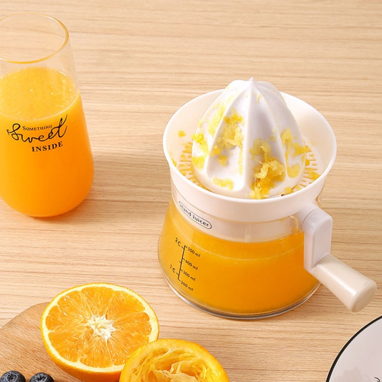 Household Manual Juicer Kitchen Hand Crank Fruit Extractor(Yellow) - Stirrer & Squeezer by PMC TechLife | Online Shopping South Africa | PMC TechLife