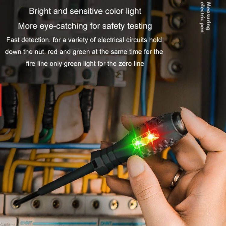 High Torque High Bright Electrician Tester Smart Test Breakpoint Specific Screwdriver(Straight) - Voltage Detector by PMC TechLife | Online Shopping South Africa | PMC TechLife