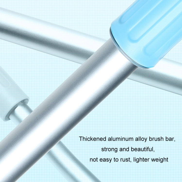 Car Chenille Curved Handle Telescopic Car Wash Soft Bristle Mop(Blue) - Car washing supplies by PMC TechLife | Online Shopping South Africa | PMC TechLife | Buy Now Pay Later Mobicred